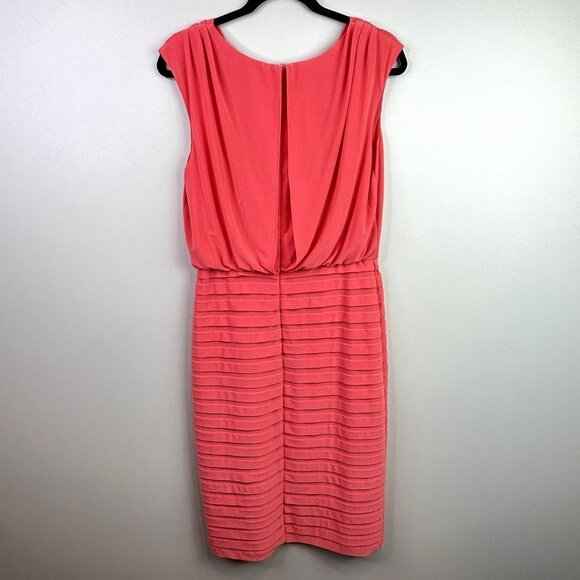 Adrianna Papell salmon mother of‎ the bride dress size 10 - Picture 7 of 8